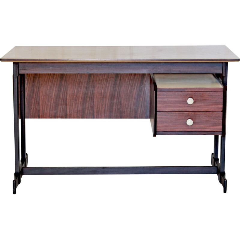 Scandinavisch mahonie bureau 1960