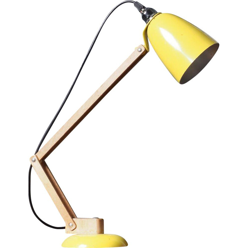 Vintage Yellow table lamp