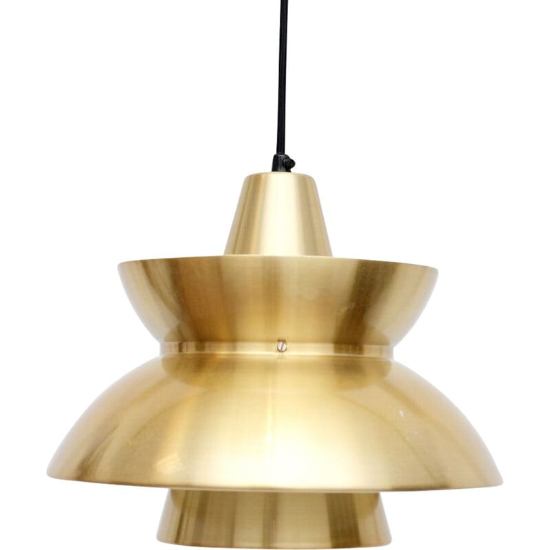 Vintage brass pendant by Jorn Utzon for Nordisk Solar 1960s