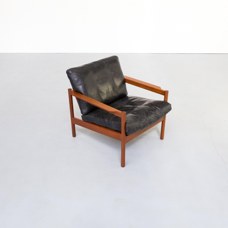 Pair of vintage Kai Kristiansen fauteuil for Magnus Olesen 1960s