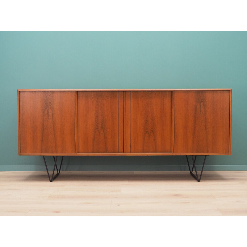 Vintage teak E. W. Bach Sejling Skabe Danish sideboard 1960