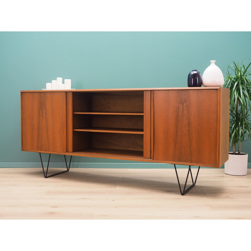 Vintage teak E. W. Bach Sejling Skabe Danish sideboard 1960