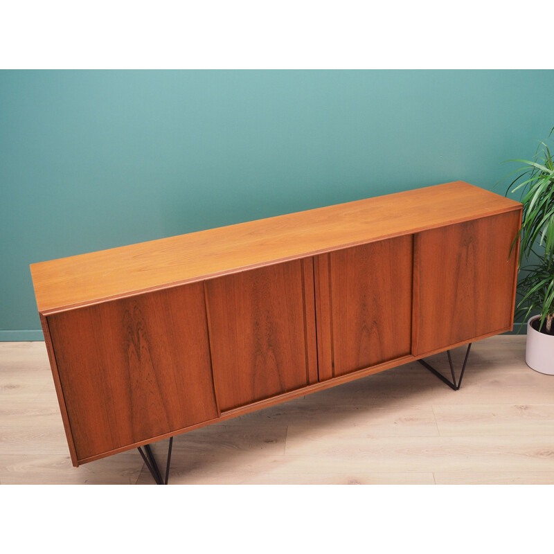 Vintage teak E. W. Bach Sejling Skabe Danish sideboard 1960