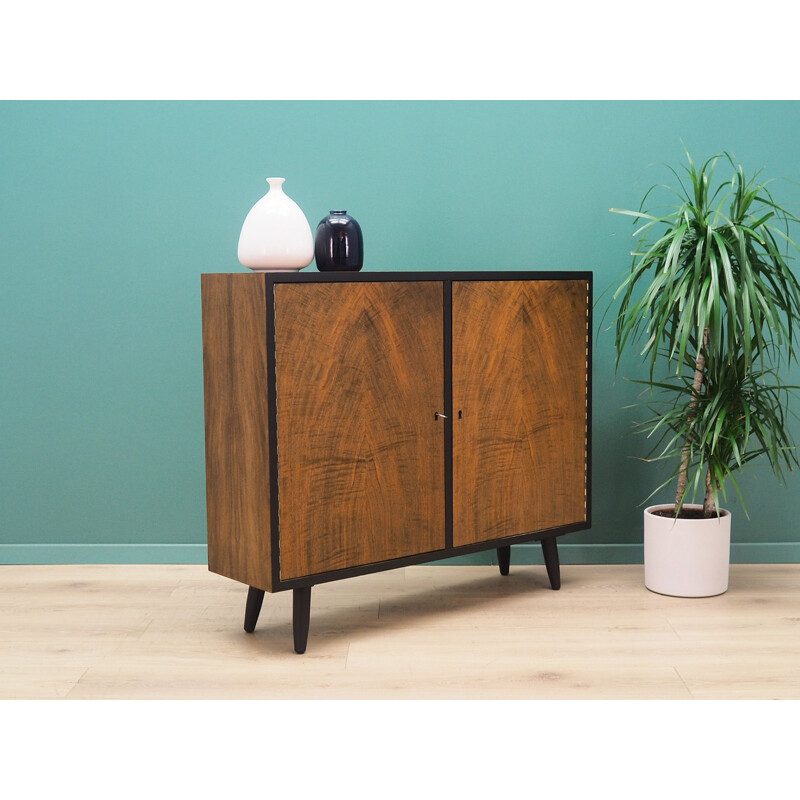 Cabinet vintage en noyer danois 1970