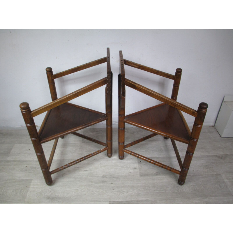 Pair of vintage oak Chairs 1960