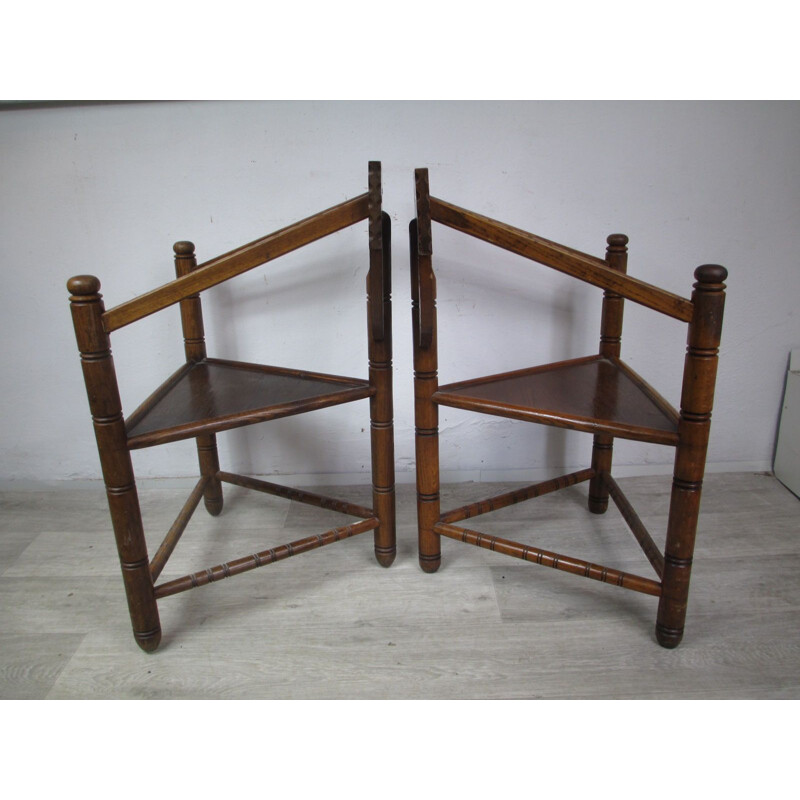 Pair of vintage oak Chairs 1960