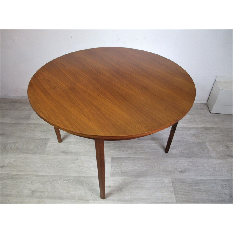 Vintage teak round table 1960