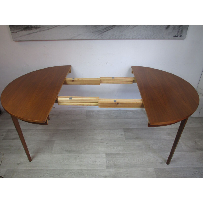 Vintage teak round table 1960