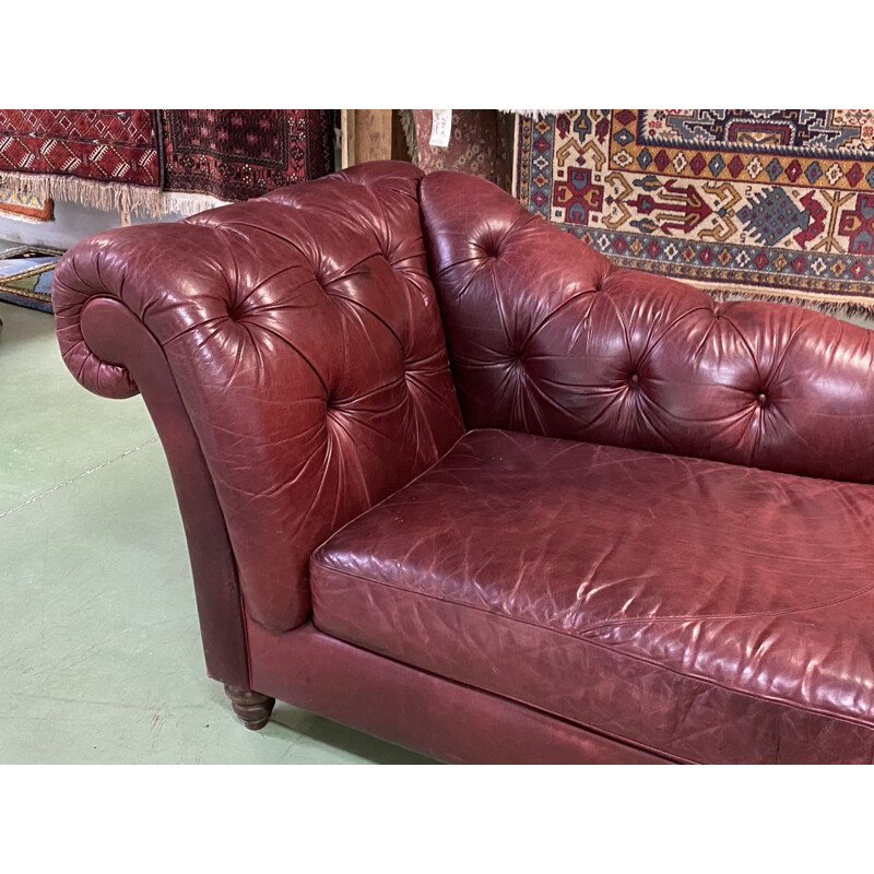 Vintage Meridian Leather Chesterfield 1980