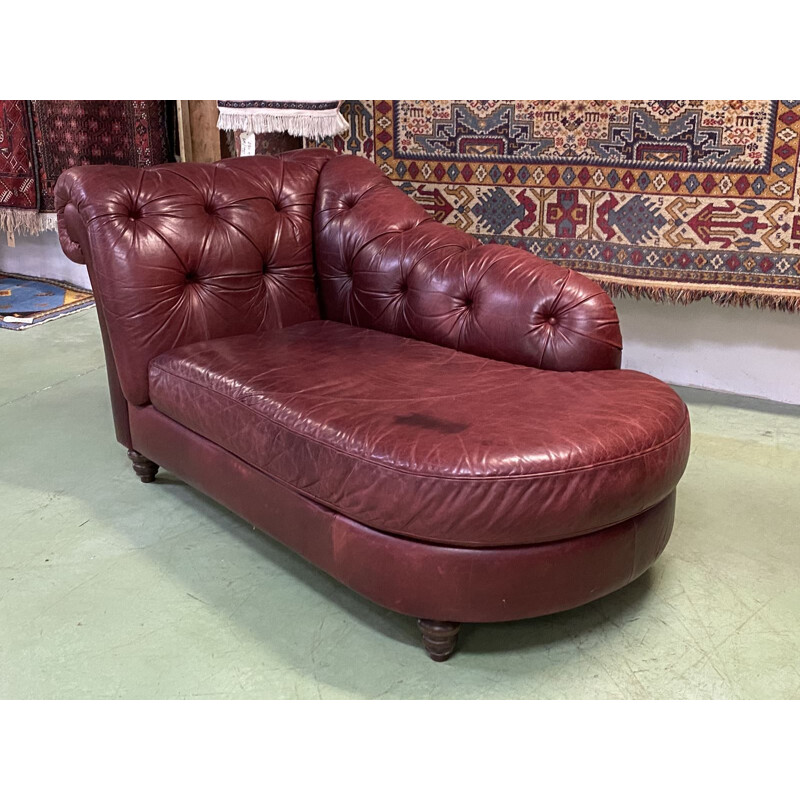 Vintage Meridian Leather Chesterfield 1980