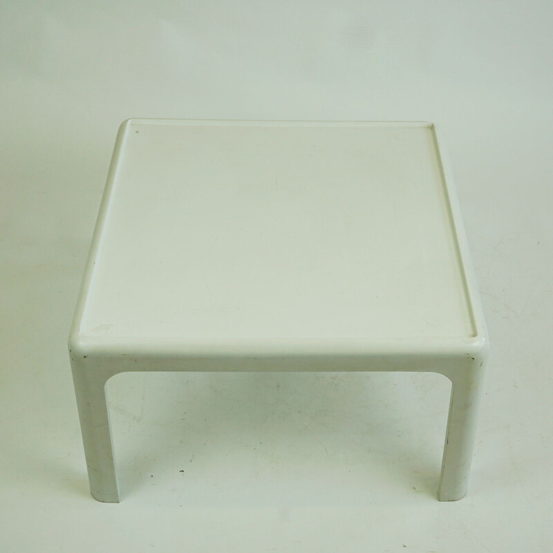 White square vintage coffee table by Peter Ghyzhy for Horn, Germany 1970