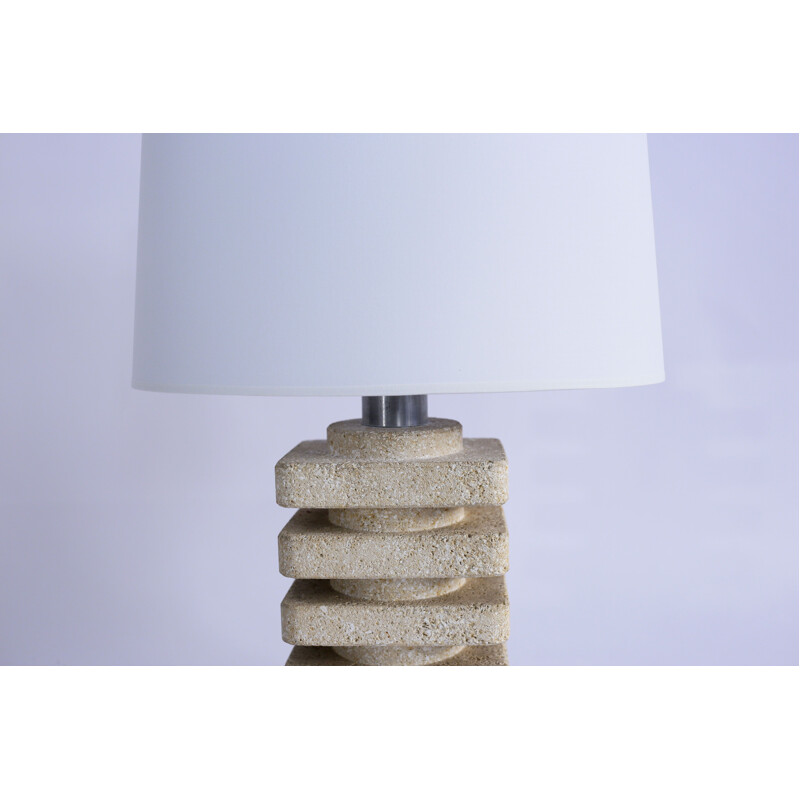 Vintage stone lamp Albert Tormos 1970