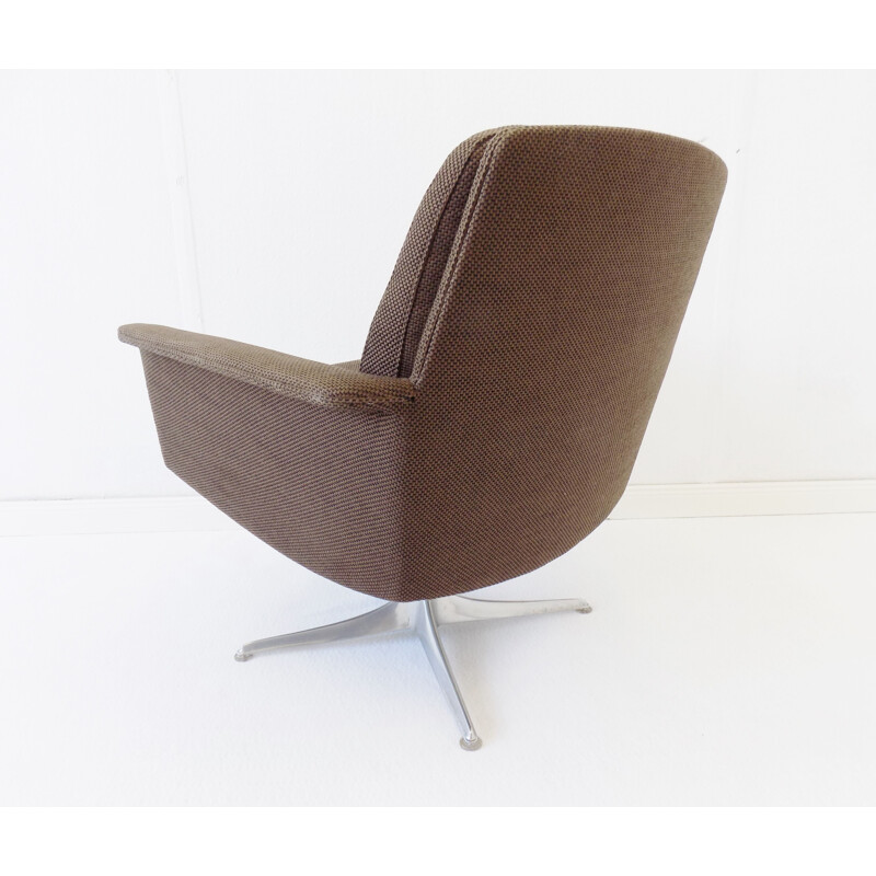 Paire of  vintage brown lounge chairs Cor Sedia by Horst Brüning 1960