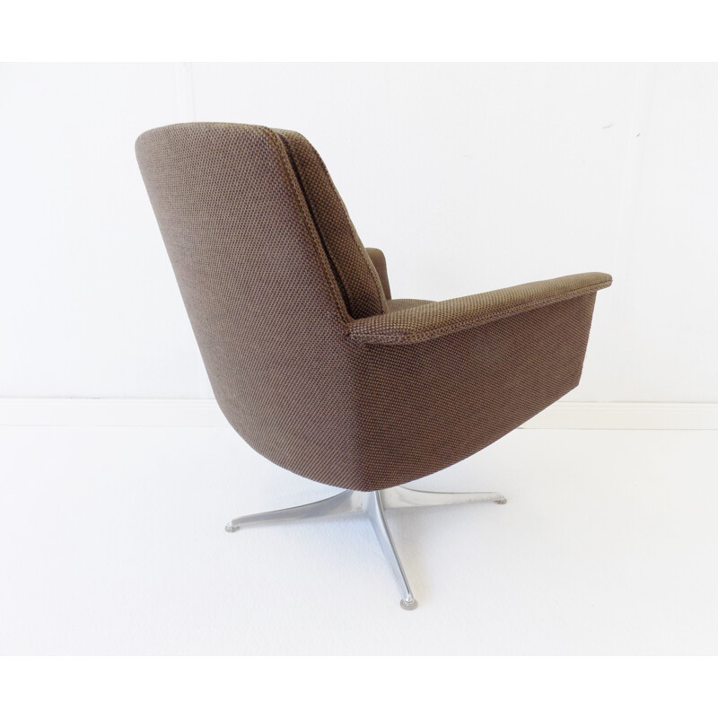 Paire of  vintage brown lounge chairs Cor Sedia by Horst Brüning 1960