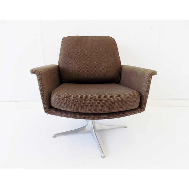 Paire of  vintage brown lounge chairs Cor Sedia by Horst Brüning 1960