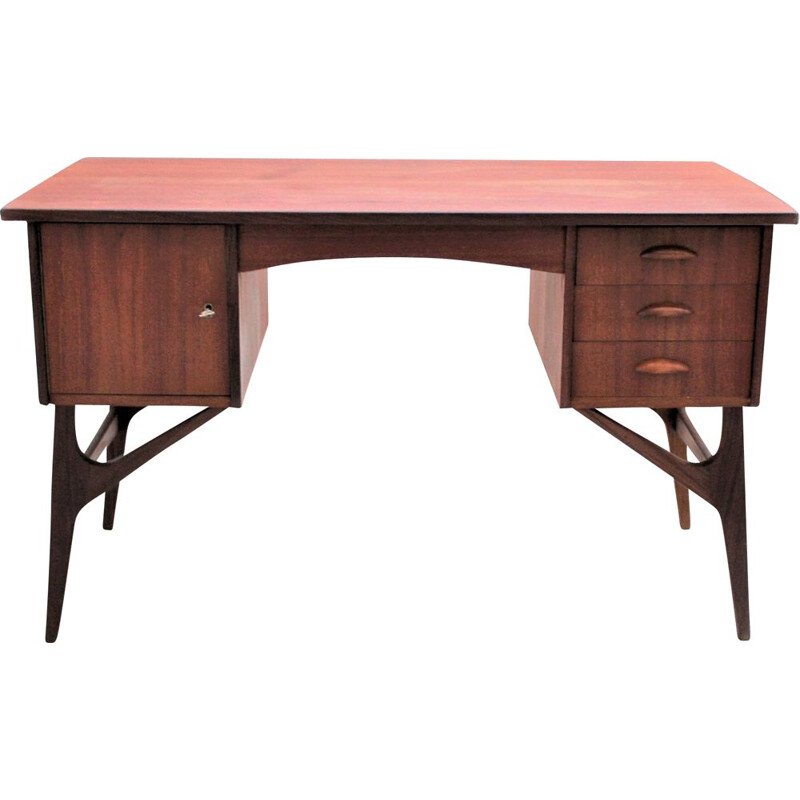 Vintage teak desk Scandinavian