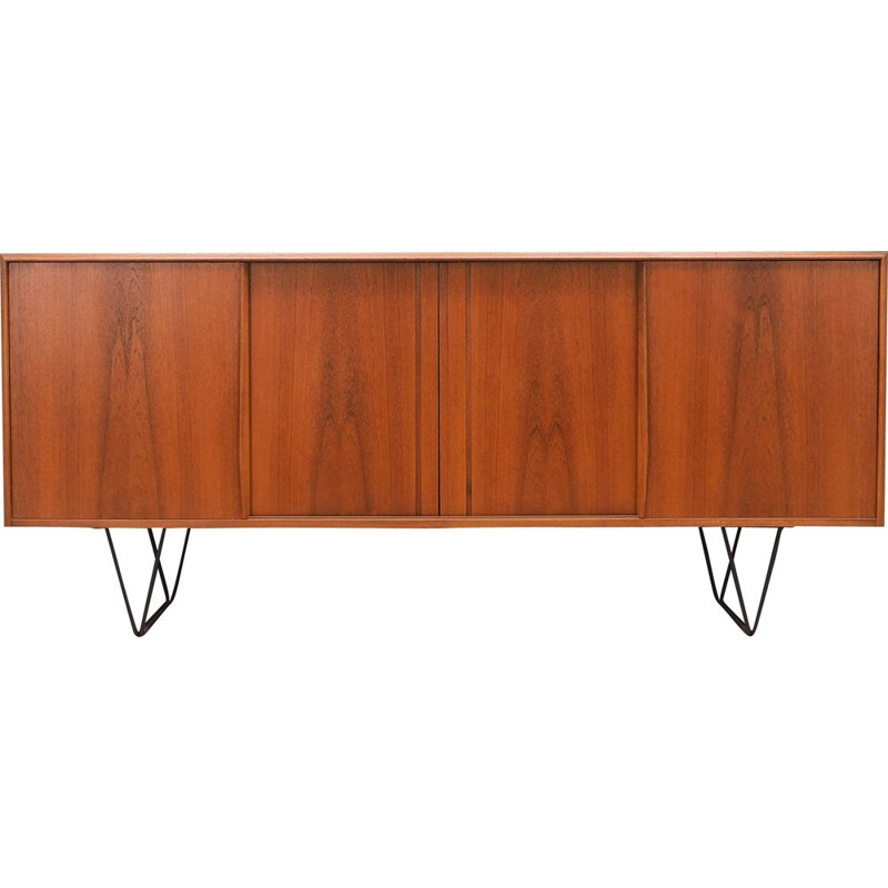 Vintage teak E. W. Bach Sejling Skabe Danish sideboard 1960