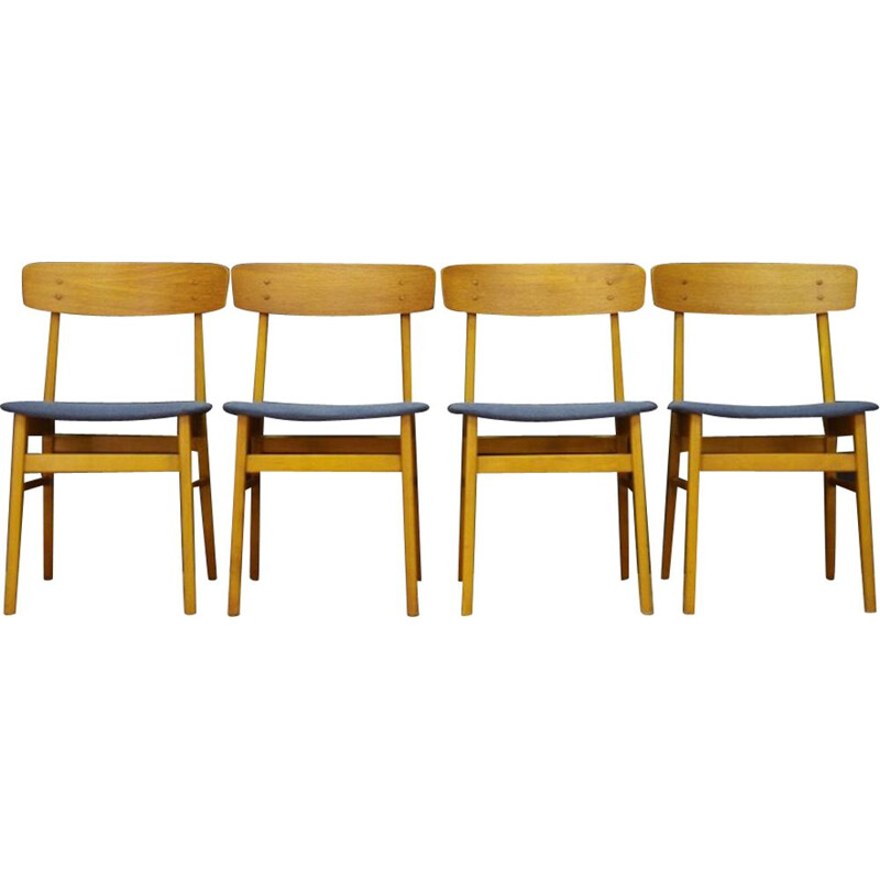 Lot de 4 chaises vintage Farstrup Teak Classic 1960
