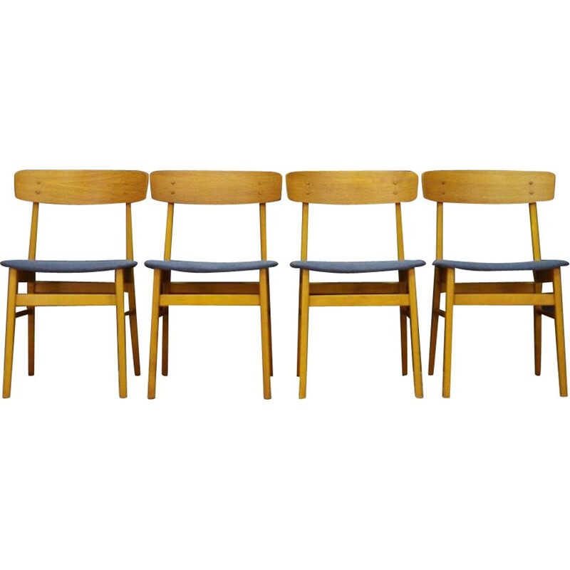 Set of 4 vintage Farstrup Chairs Teak Classic 1960s