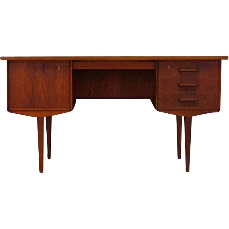 Vintage Scandinavian teak writing desk 1960