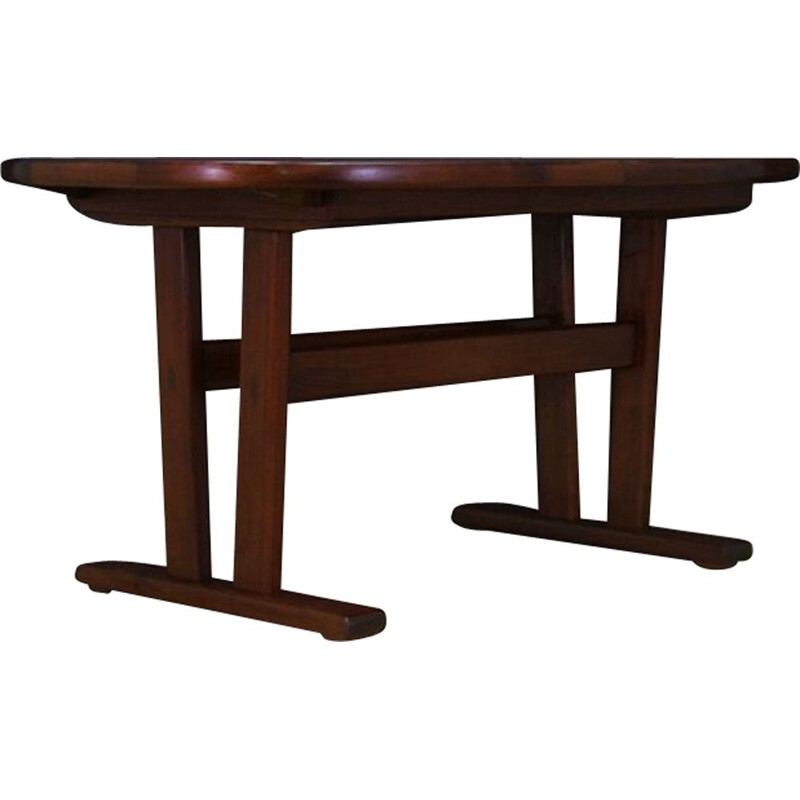 Table danoise vintage en palissandre 1970