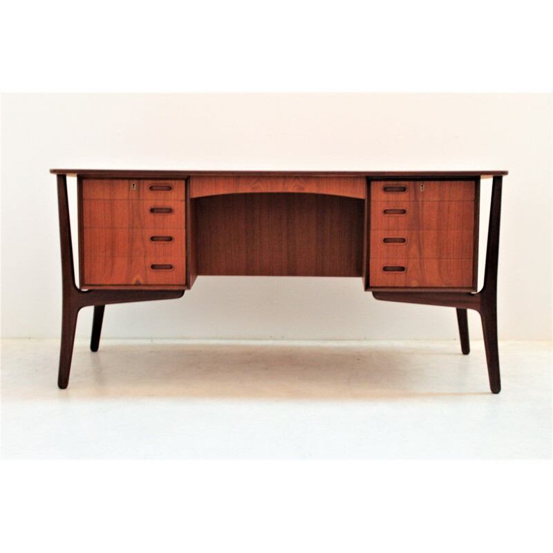 Vintage Scandinavian teak desk, Svend Aage Madsen