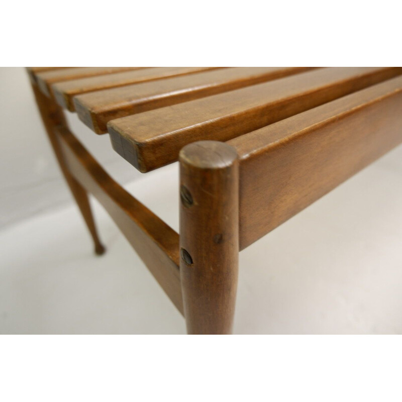  Italian vintage slatted bench