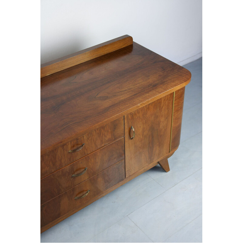 Midcentury oak sideboard  credenza