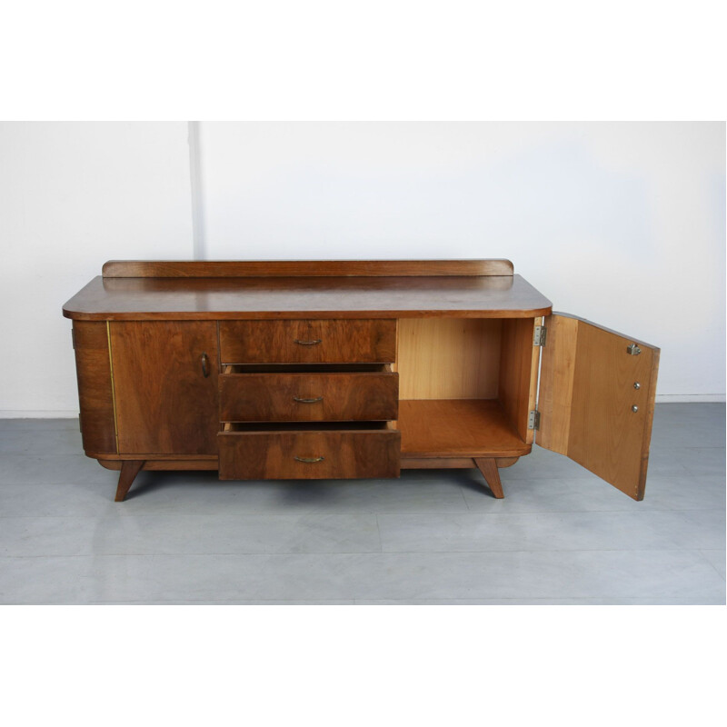 Midcentury oak sideboard  credenza