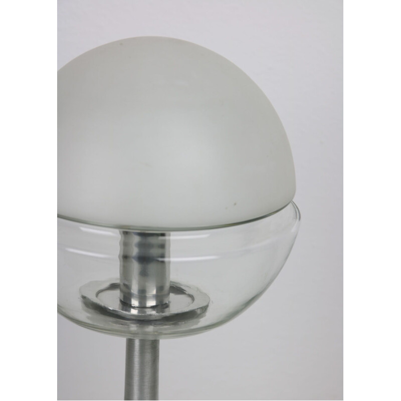 Vintage table lamp with mushroom foot from the space age by Doria Leuchten, Germany