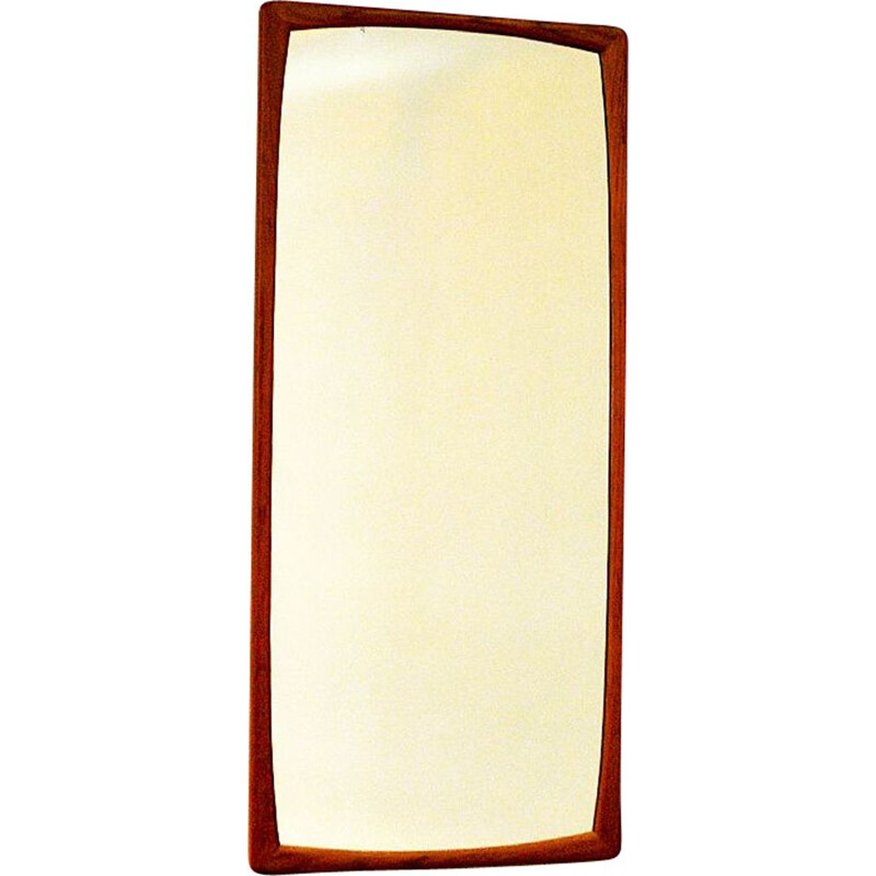 Vintage Teak Wallmirror by AB Nybrofabriken - Sweden 1960s