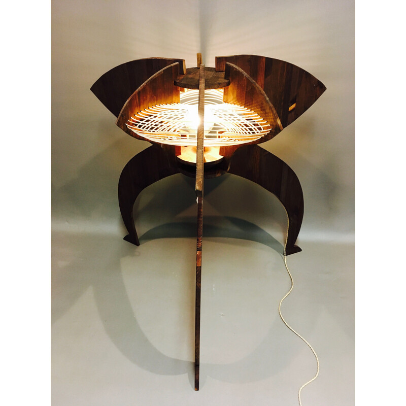 Vintage sculptural floor lamp