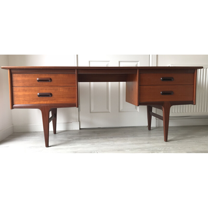Vintage Teak and Afromosia Desk by by John Herbert  for Younger, 1960