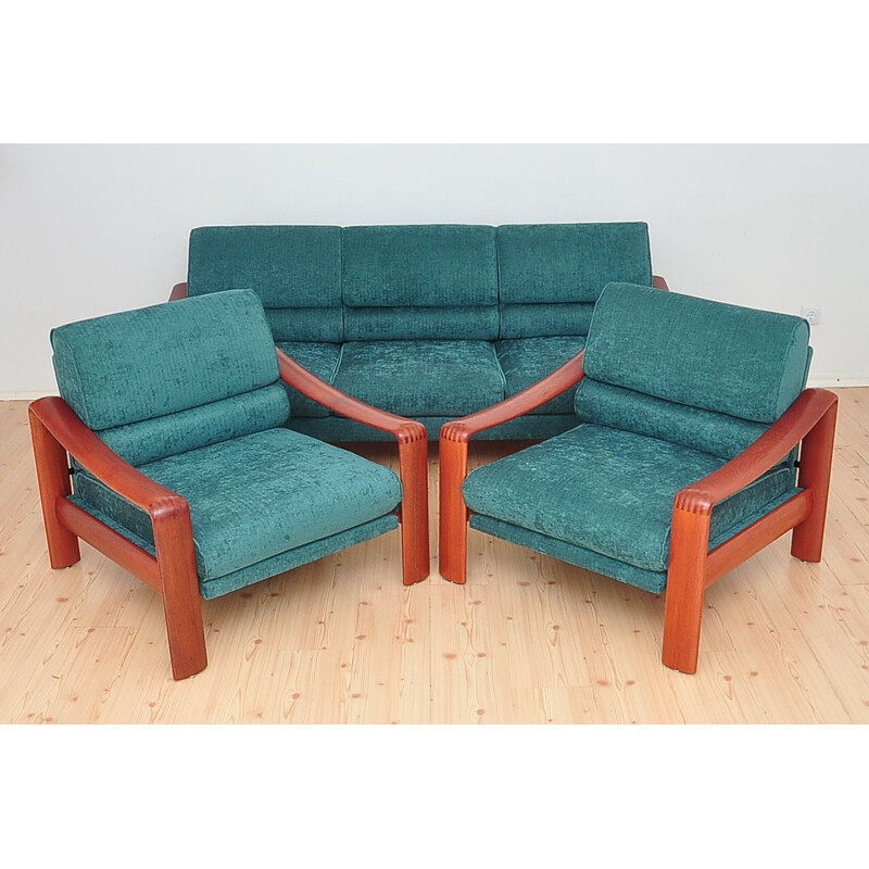 Vintage solid teak Living room set 1970s