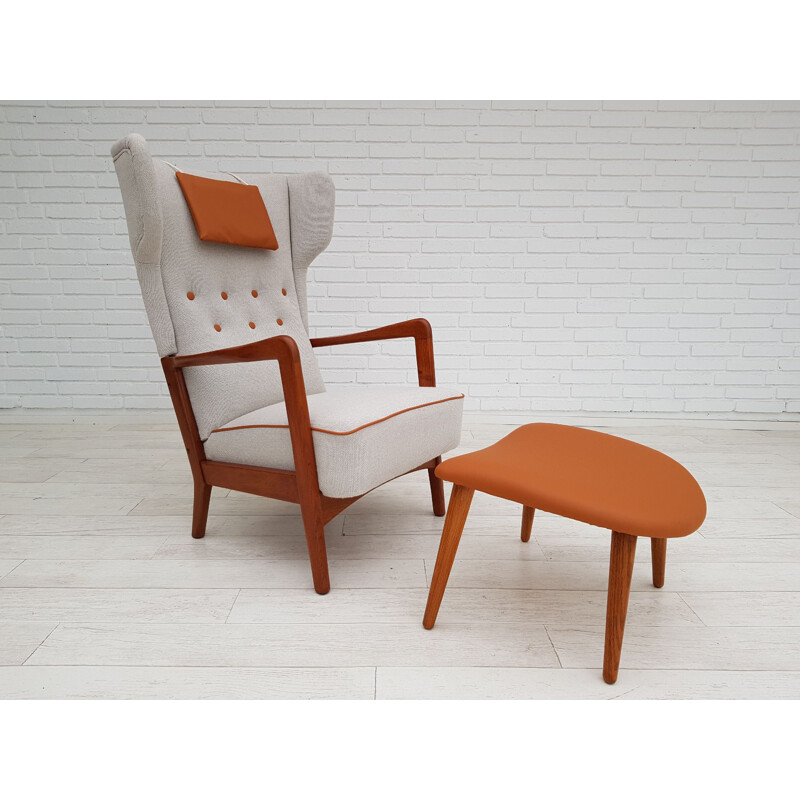 Vintage armchair by Fritz Hansen Danish 1950s