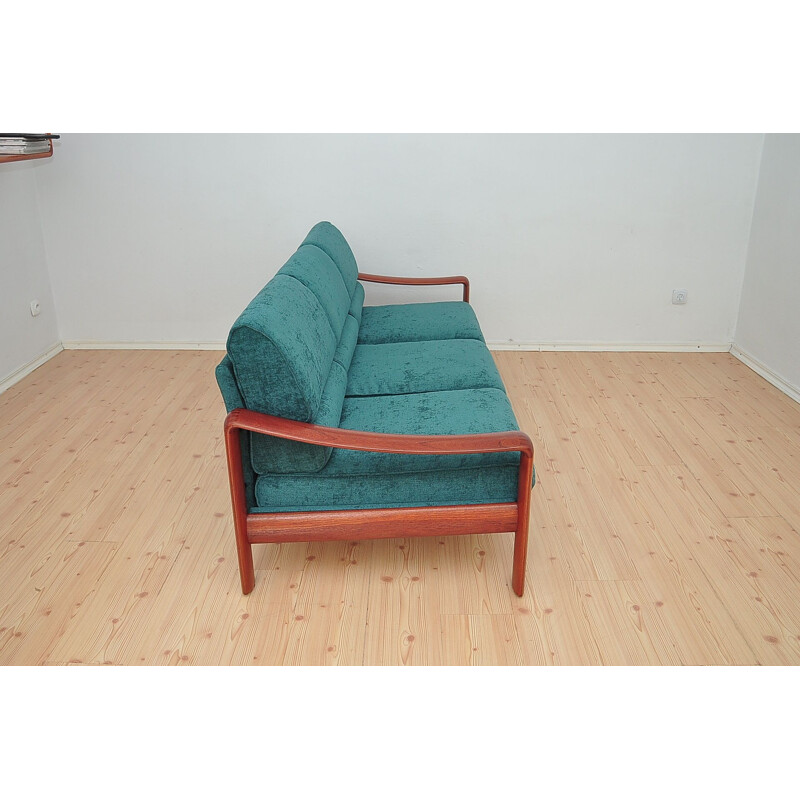 Vintage-Sofa aus massivem Teakholz 1970