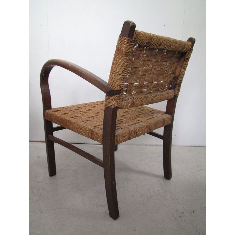 Paire de fauteuils vintage bauhaus d'erich diekmann 1930
