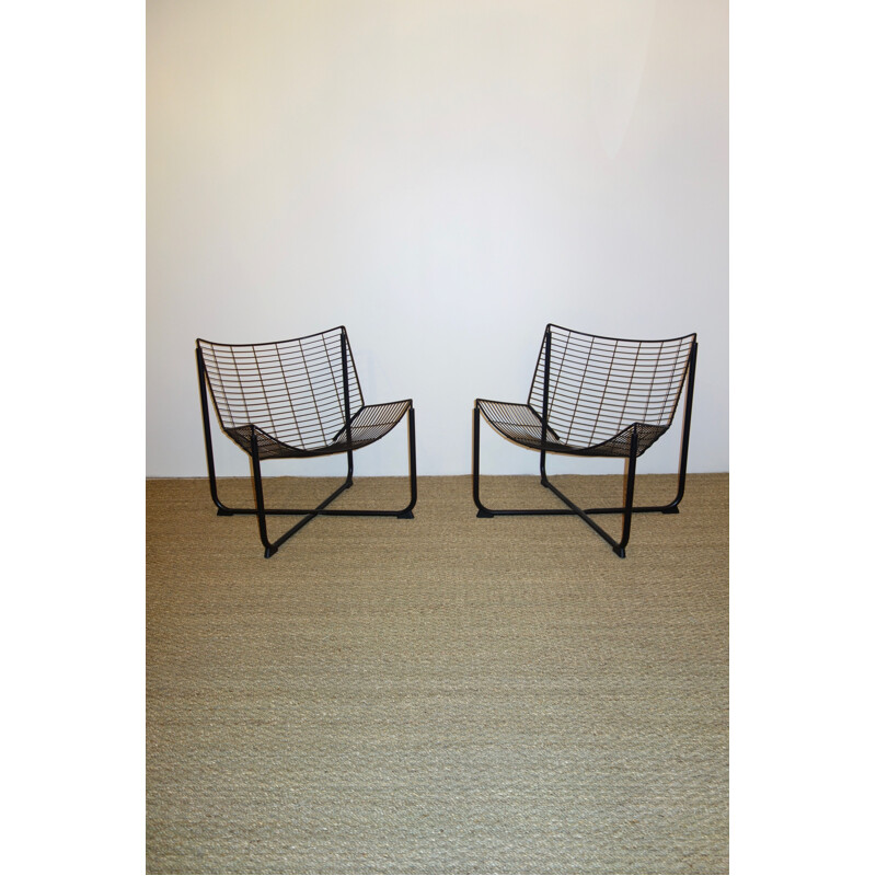 Pair of vintage Niels Gammelgaard Jarpen armchairs for Ikea 1980
