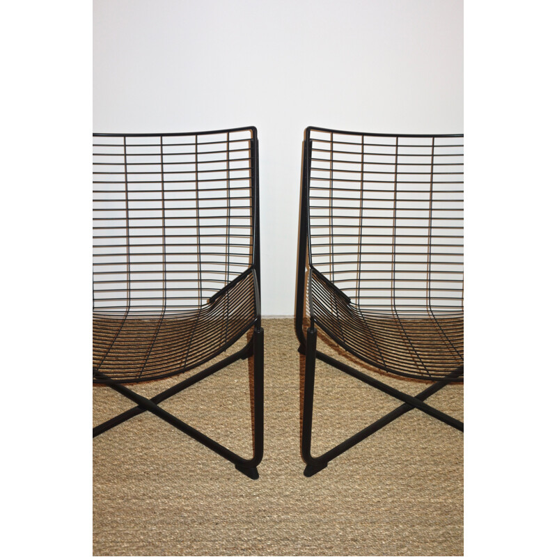 Pair of vintage Niels Gammelgaard Jarpen armchairs for Ikea 1980