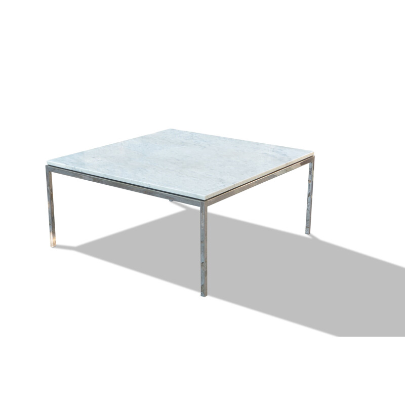 Vintage coffee table in Florence marble Knoll  1955s