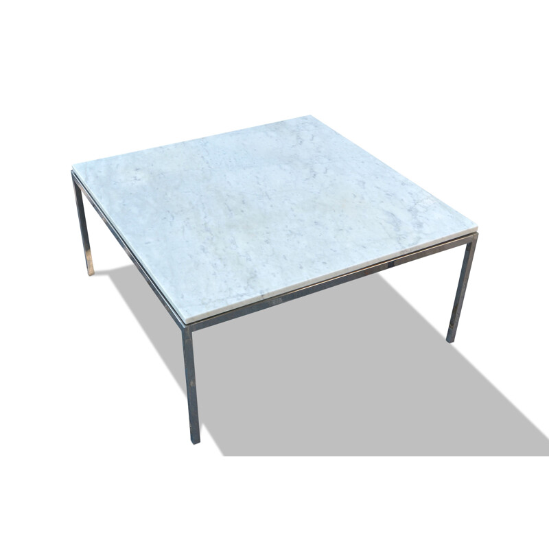 Vintage coffee table in Florence marble Knoll  1955s