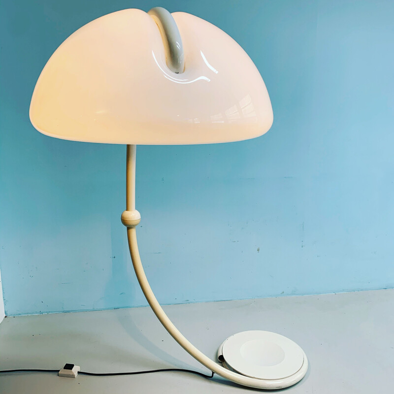 Vintage Serpente floor lamp by Ellie Martinelli 1970s