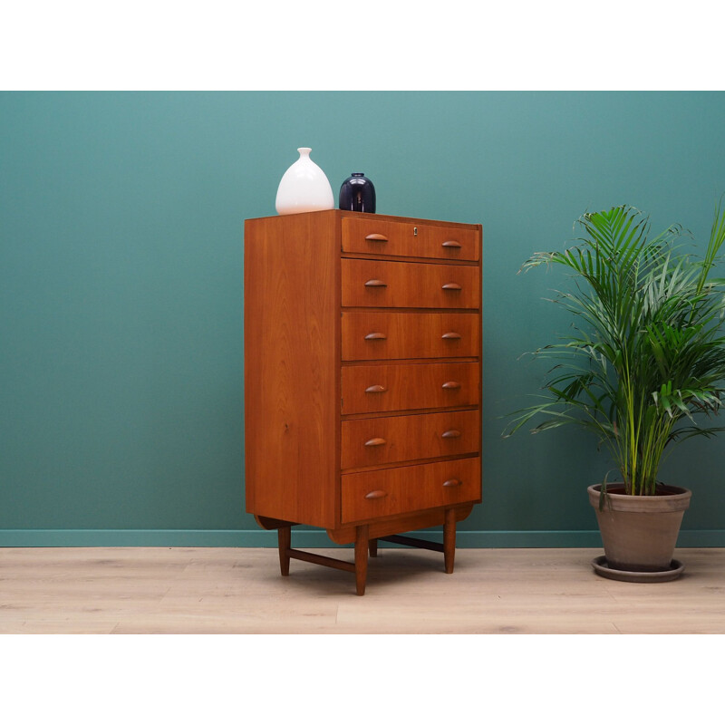 Vintage teak chest of drawers 1960