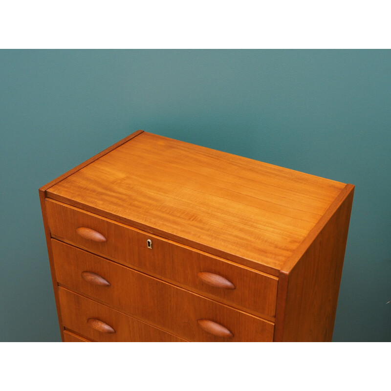 Vintage teak chest of drawers 1960