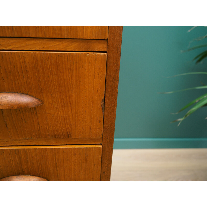 Vintage teak chest of drawers 1960