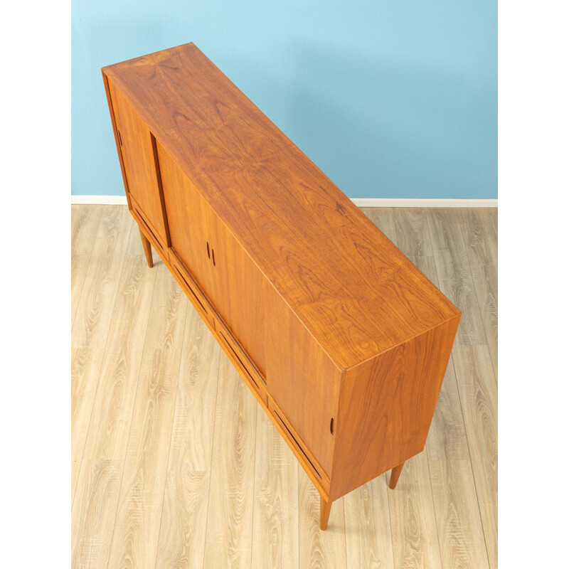 Vintage teak highboard by Bernhard Pedersen & Son 1960s