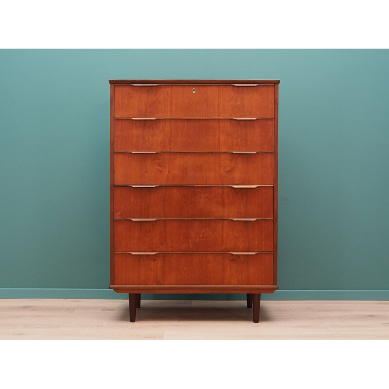 Vintage Teak Chest Of Drawers 1960s