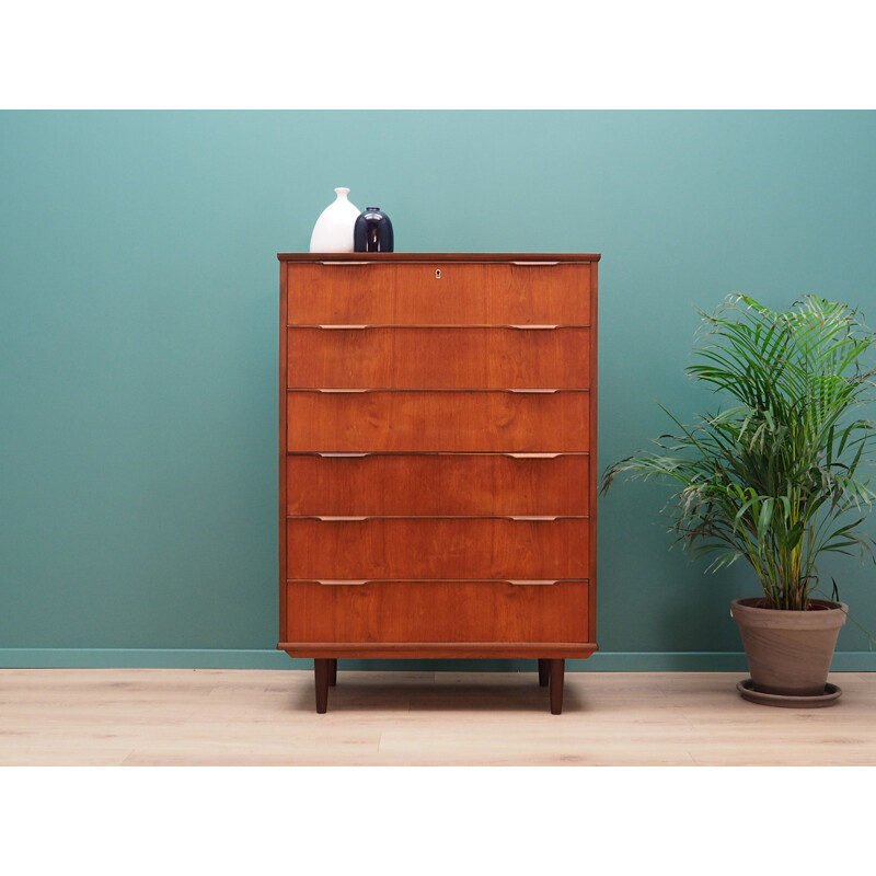 Vintage Teak Chest Of Drawers 1960s