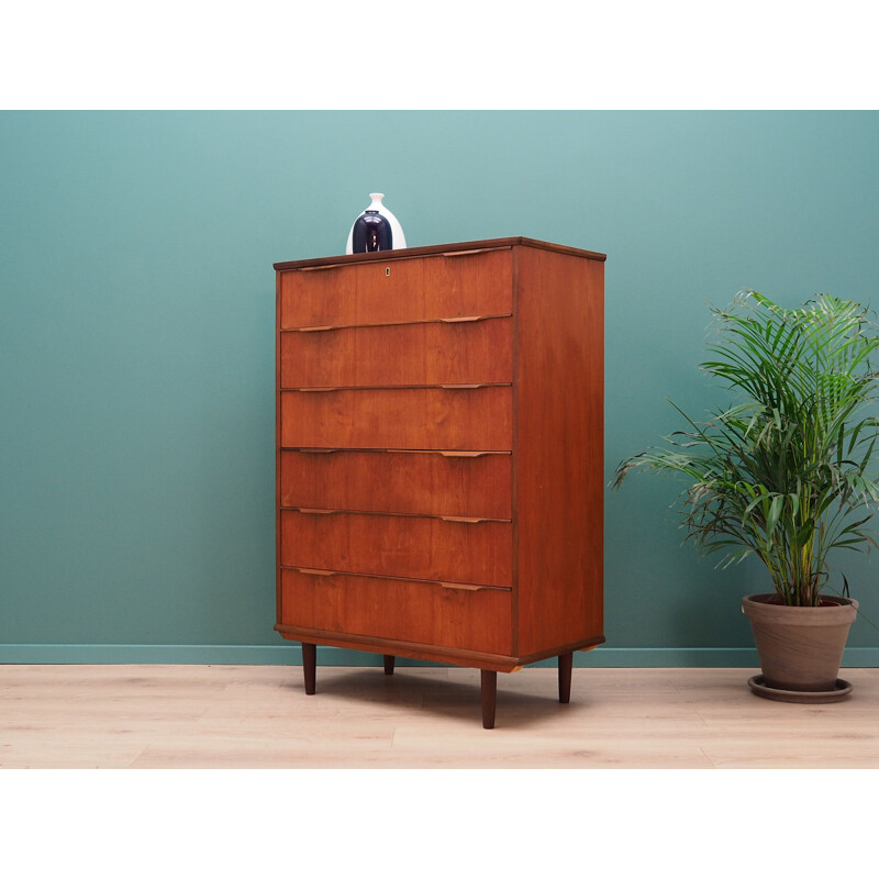 Vintage Teak Chest Of Drawers 1960s