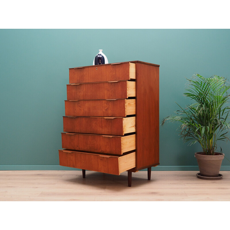 Vintage Teak Chest Of Drawers 1960s